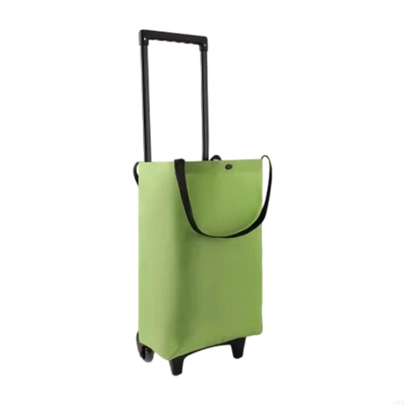Foldable Rolling Luggage Bag - Carro plegable ligero con retráctil, ruedas