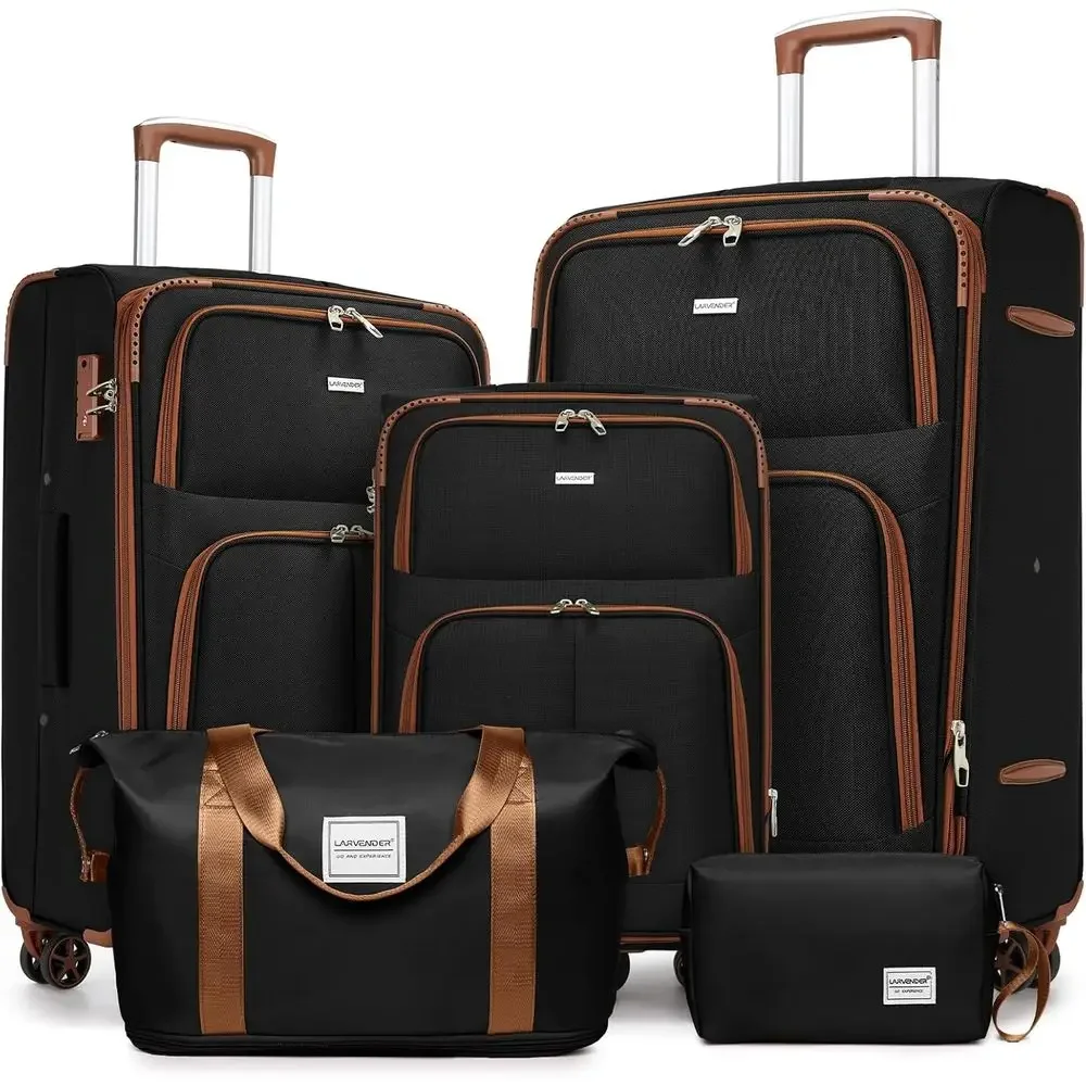 Expandable Hard Shell Luggage Set - Juego de Maletas Expandibles de 5