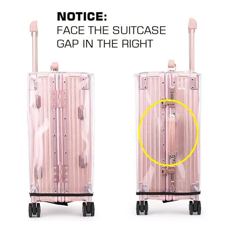 Luggage Protective Cover Transparent - Protector de maleta de PVC transparente,