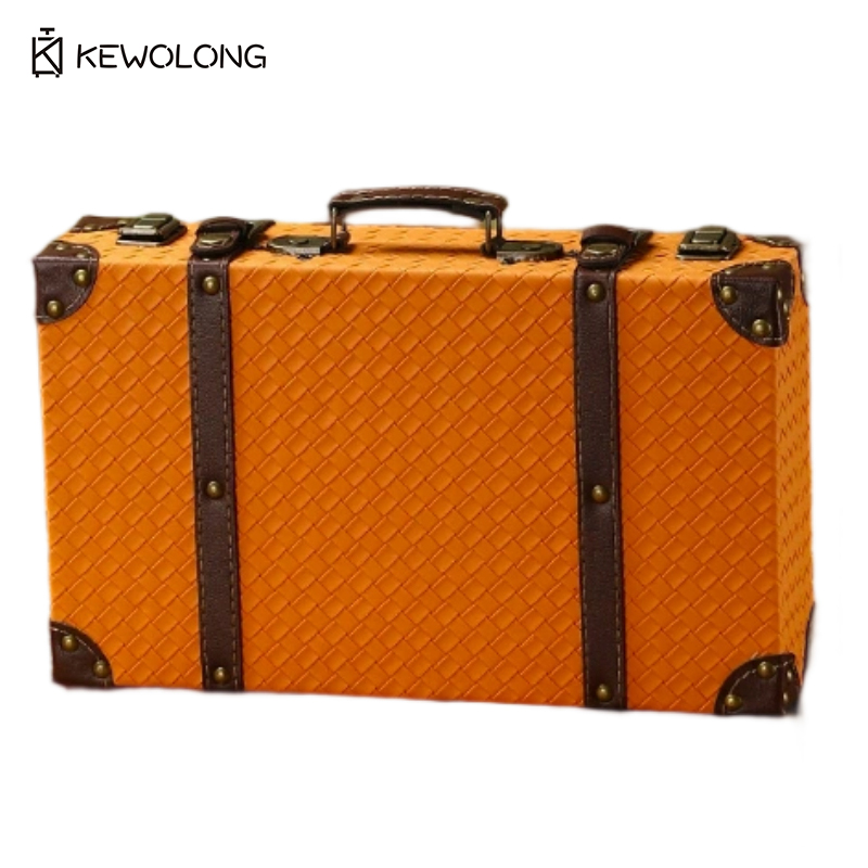 Retro Vintage Trunk Suitcase - Maleta de Almacenamiento Retro Europea Vintage,