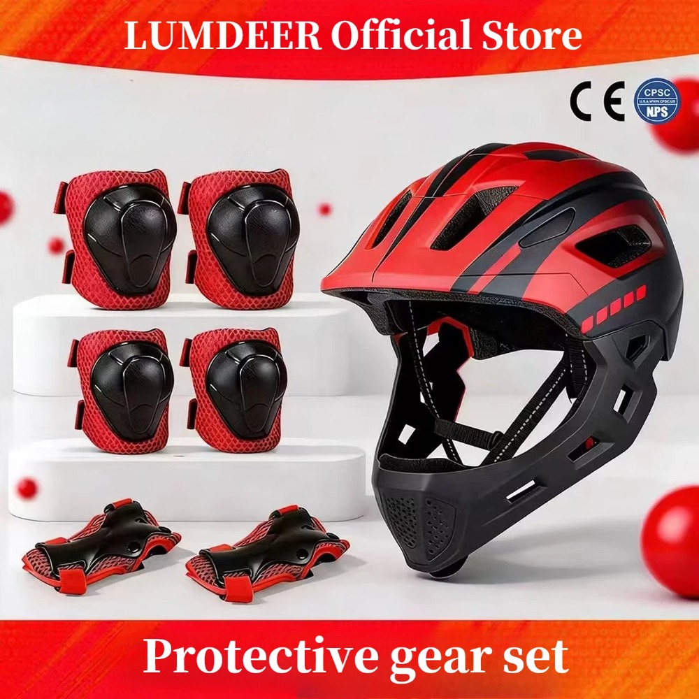 Kids Ride On Suitcase Scooter - Casco LUMDEER para Niños, Conjunto de