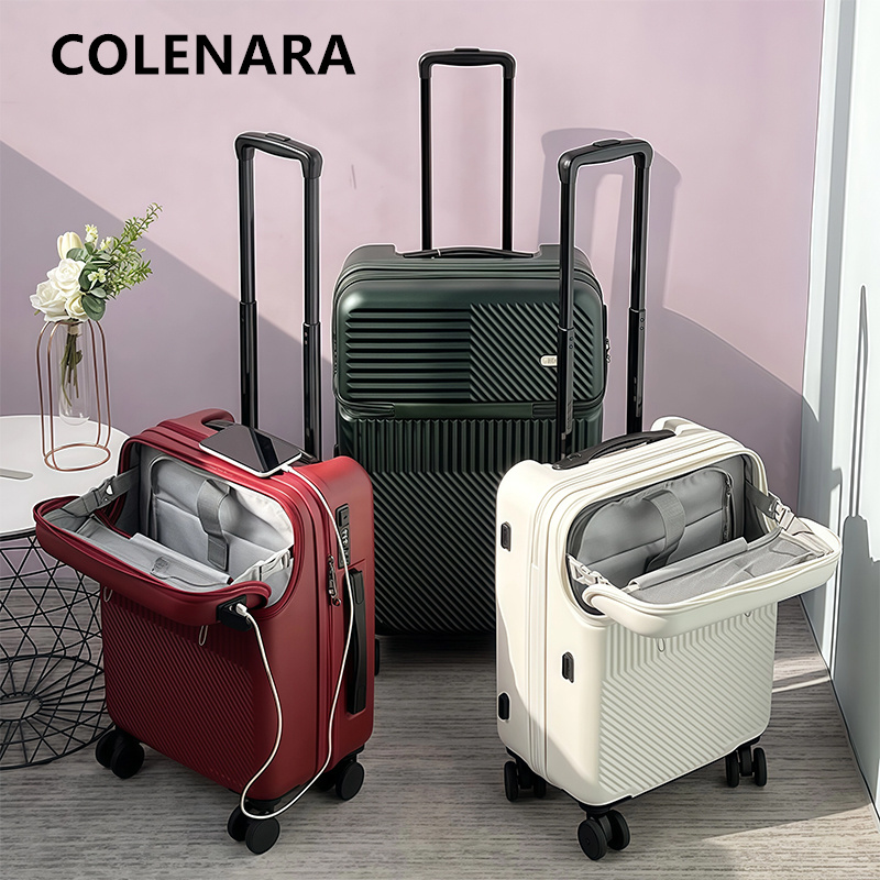 Front Opening Laptop Luggage 24 Inch - Maleta de Viaje COLENARA con Carga