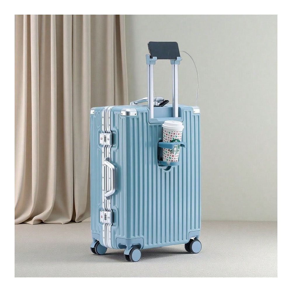 Aluminum Frame Carry On Luggage - Juego de 20/24 Maletas de Aluminio
