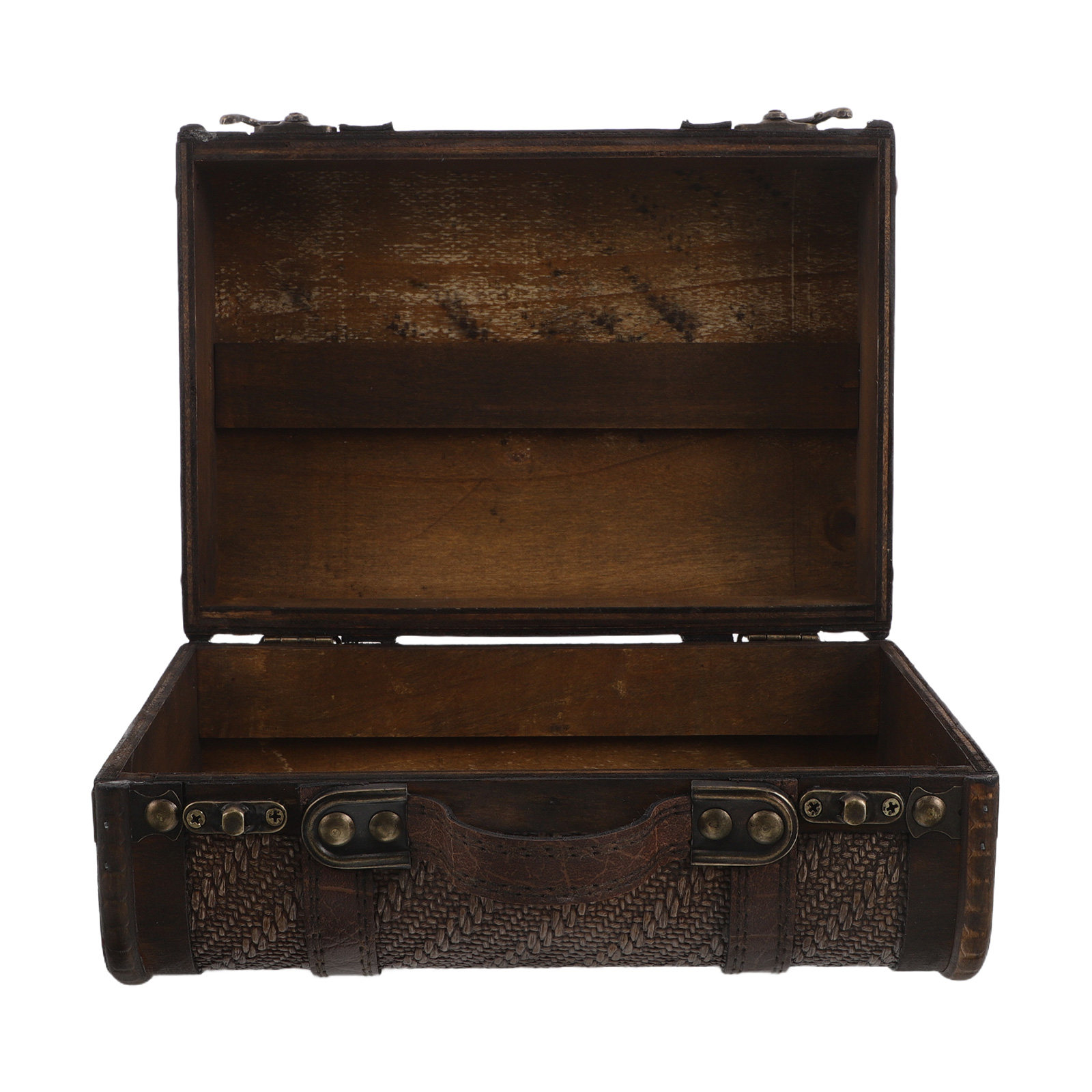 Retro Vintage Trunk Suitcase - Maleta de Madera Vintage, Caja de