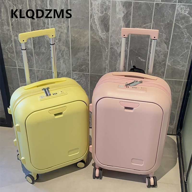 Front Opening Laptop Luggage 24 Inch - KLQDZMS Maleta de viaje de 18,