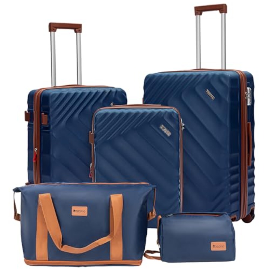 Expandable Hard Shell Luggage Set - Juego de maletas rígidas expandibles de