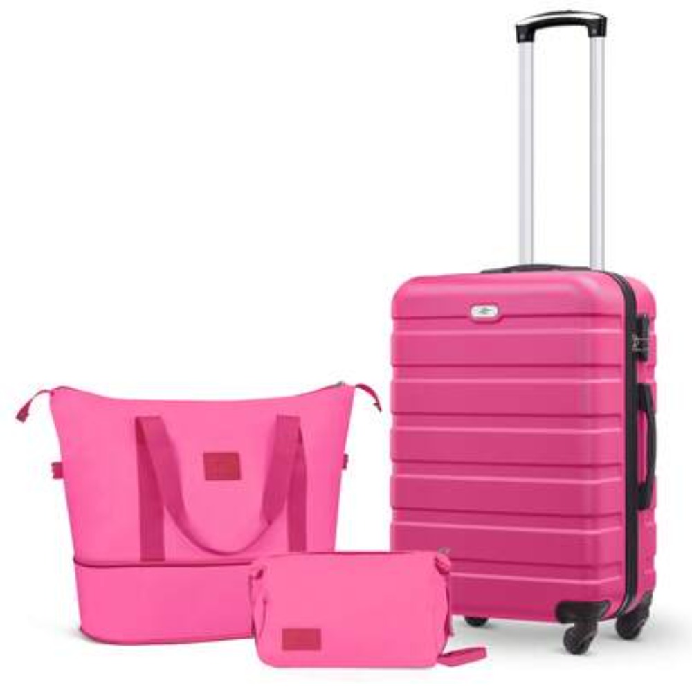 Expandable Hard Shell Luggage Set - Juego de 3 piezas de equipaje