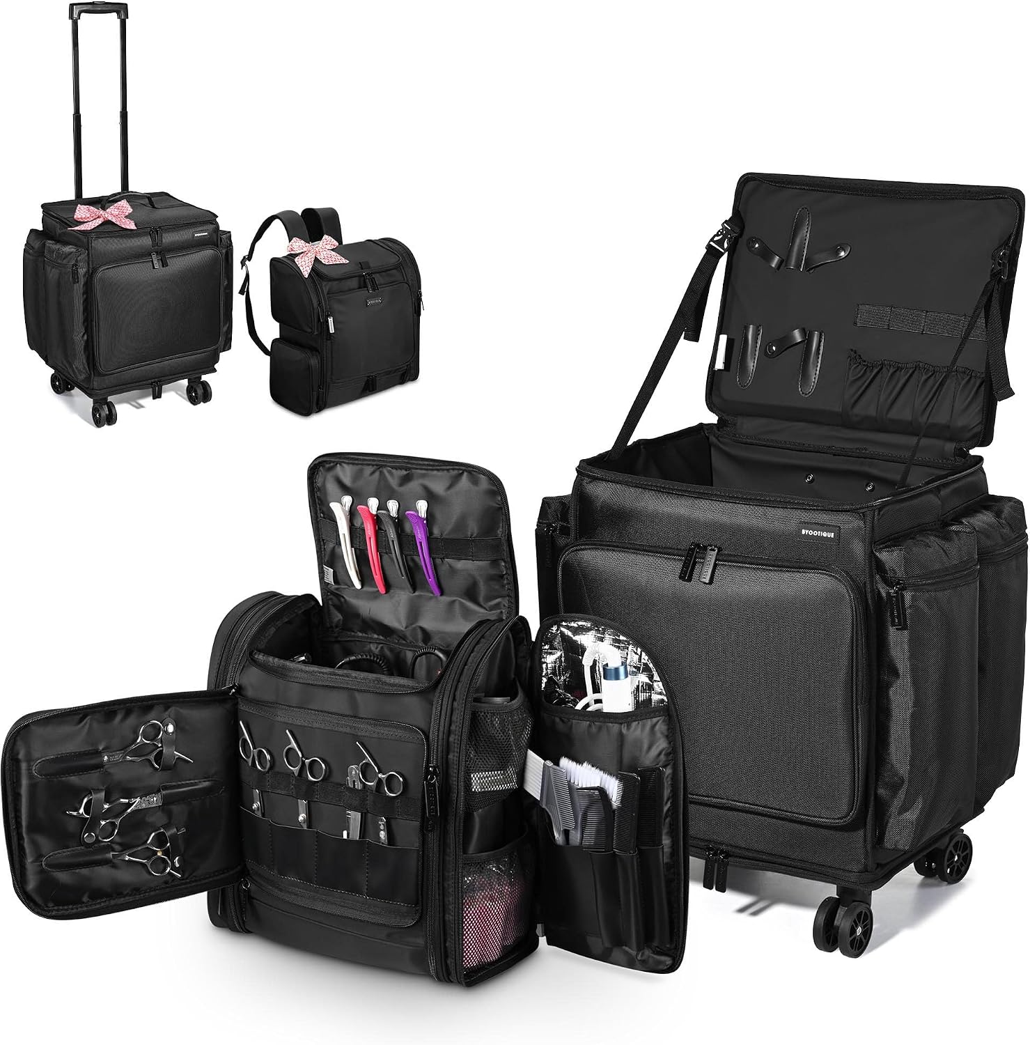 Backpacks - Maleta de maquillaje con ruedas y