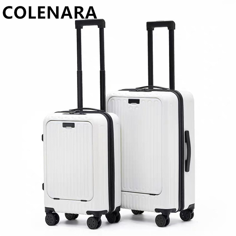 Front Opening Laptop Luggage 24 Inch - COLENARA Maleta de Cabina Multifuncional de