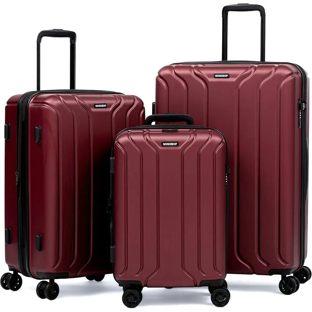 Expandable Hard Shell Luggage Set - Juego de maletas expandibles con ruedas