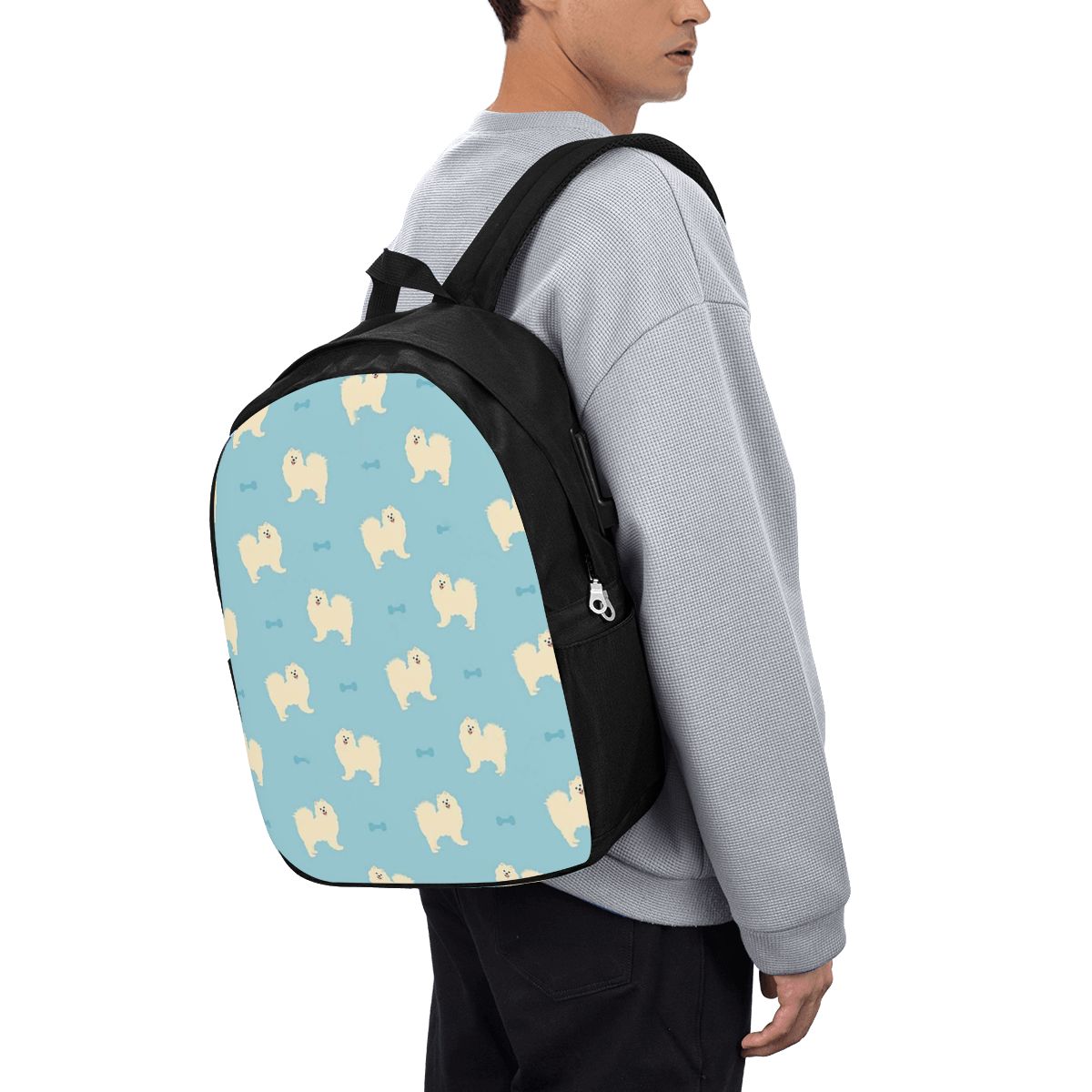 Travel Bags - Mochila Samoyed Dog para viaje, bolsa