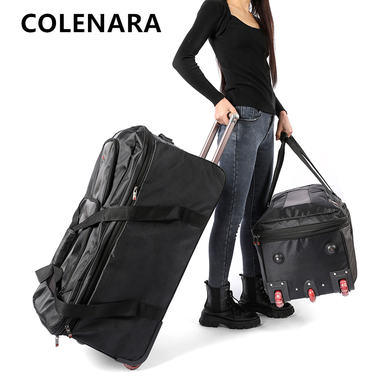 Foldable Rolling Luggage Bag - COLENARA Bolsa de Viaje con Ruedas