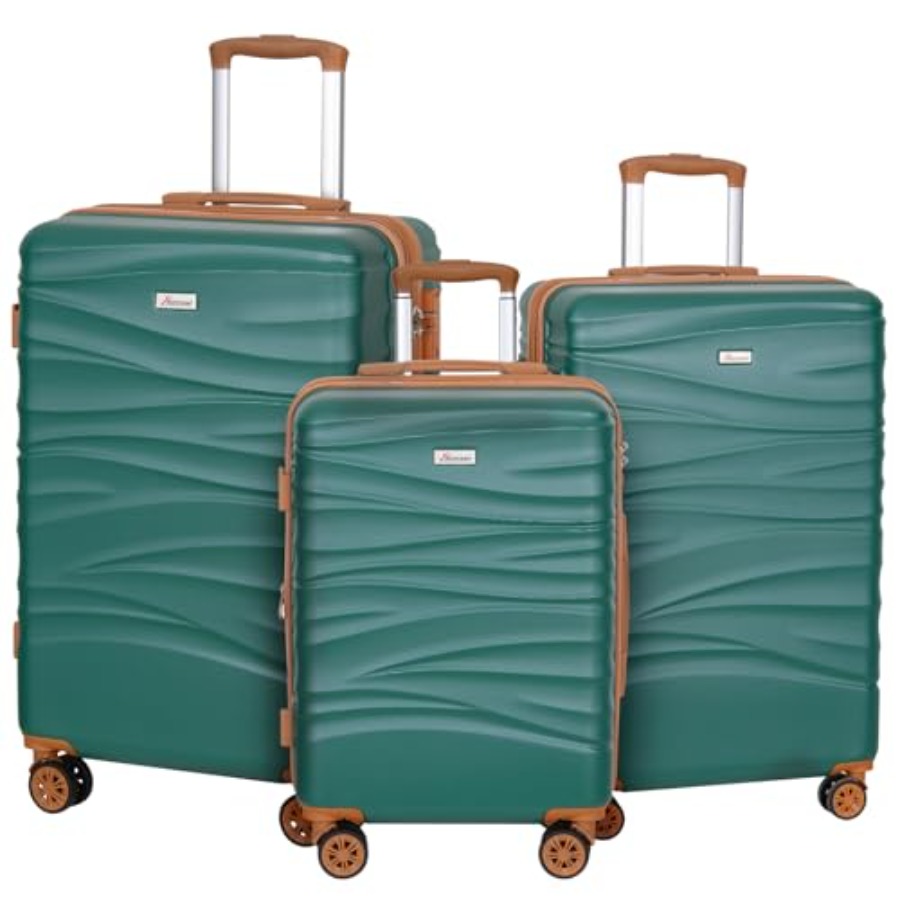 Expandable Hard Shell Luggage Set - Juego de 3 Maletas Rígidas Expandibles