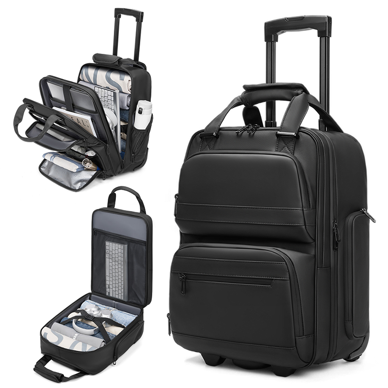 Foldable Rolling Luggage Bag - Mochilas de Viaje con Ruedas para