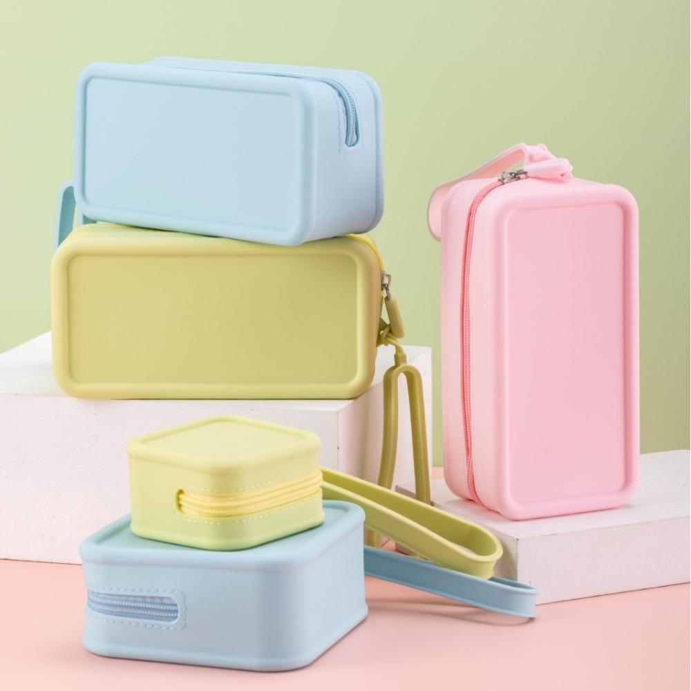 Cosmetic Bags - Monedero portátil de silicona de gran