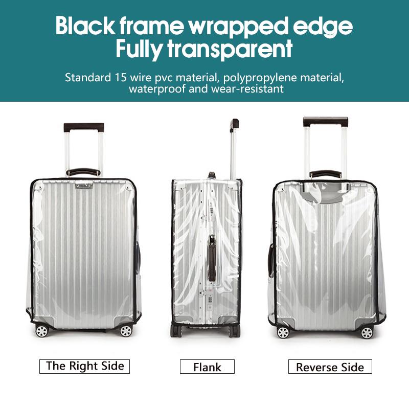 Luggage Protective Cover Transparent - Funda de Equipaje Transparente para Viaje,