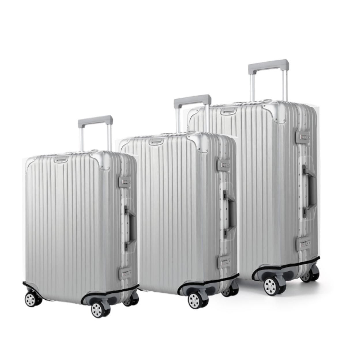 Waterproof Suitcase Cover Protector - Protector de cubierta de equipaje transparente