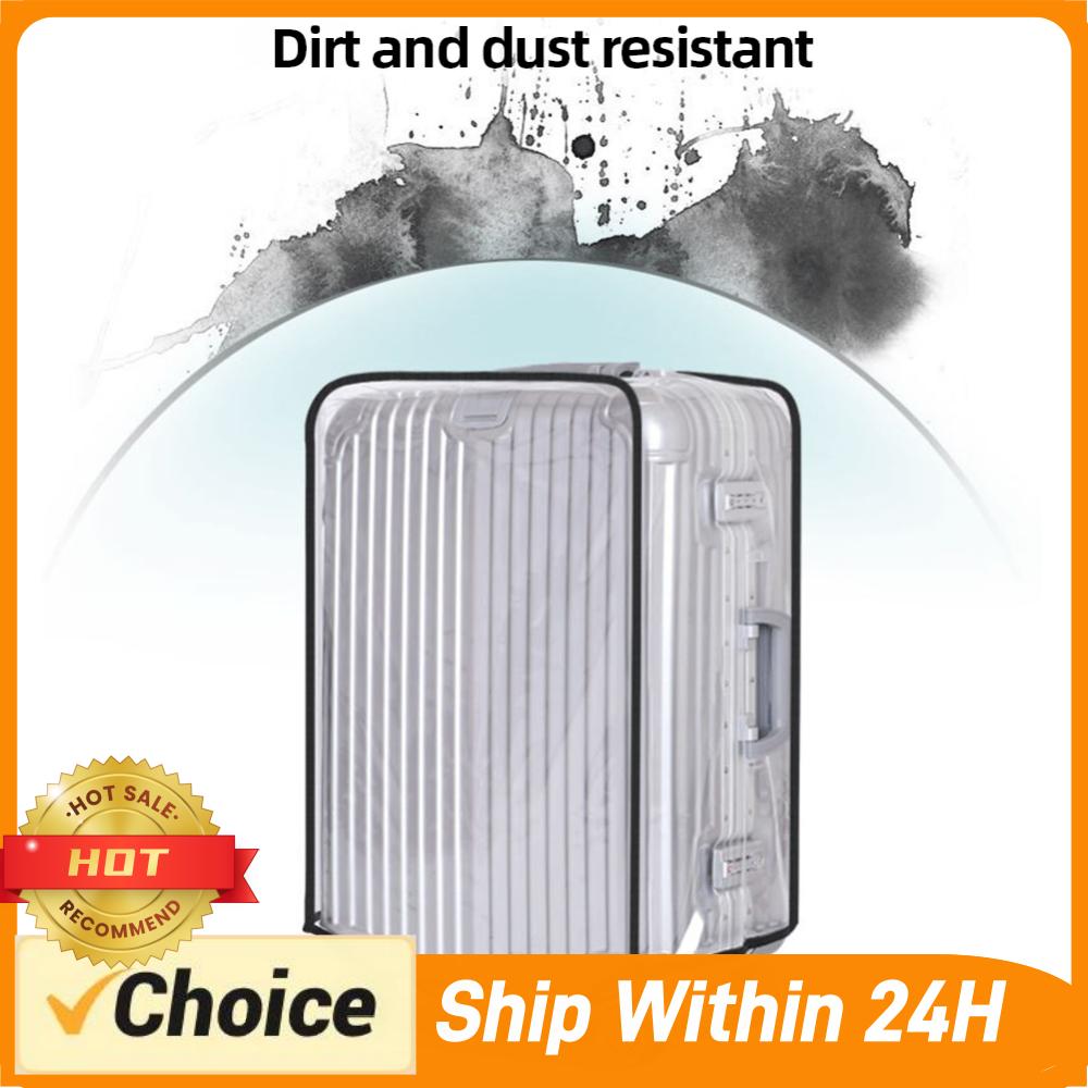Waterproof Suitcase Cover Protector - Funda protectora transparente para maleta de
