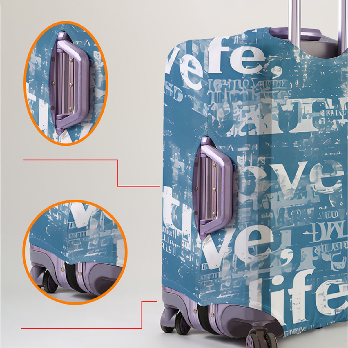 Protector de funda para equipa - Waterproof Suitcase Cover Protector reseña y precio