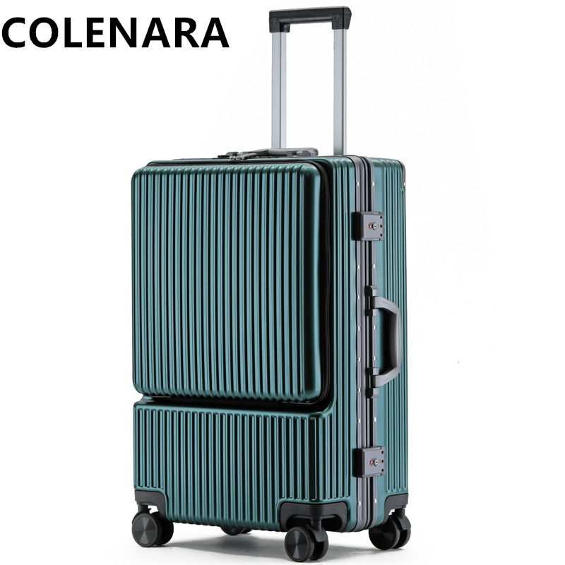 COLENARA Maleta de Viaje con R - Front Opening Laptop Luggage 24 Inch reseña y precio