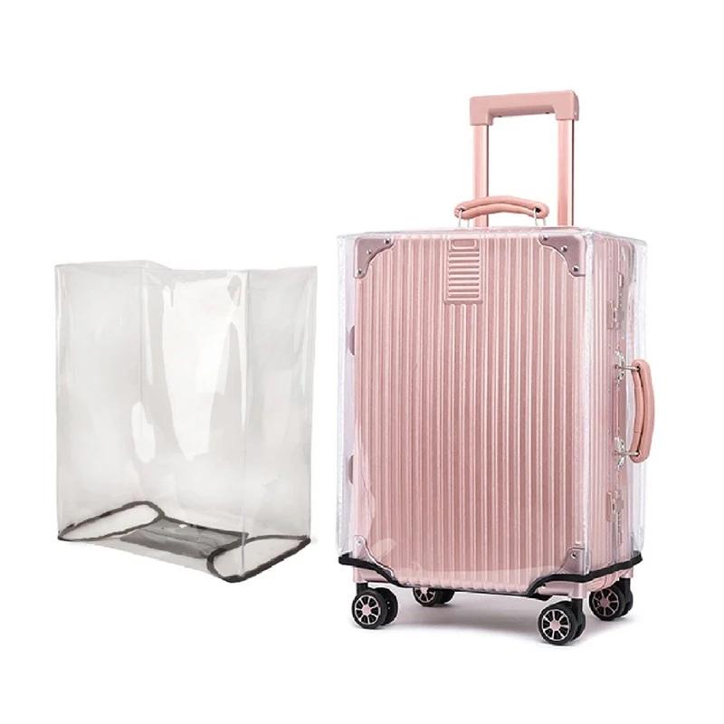 Protector de maleta de PVC tra - Luggage Protective Cover Transparent reseña y precio