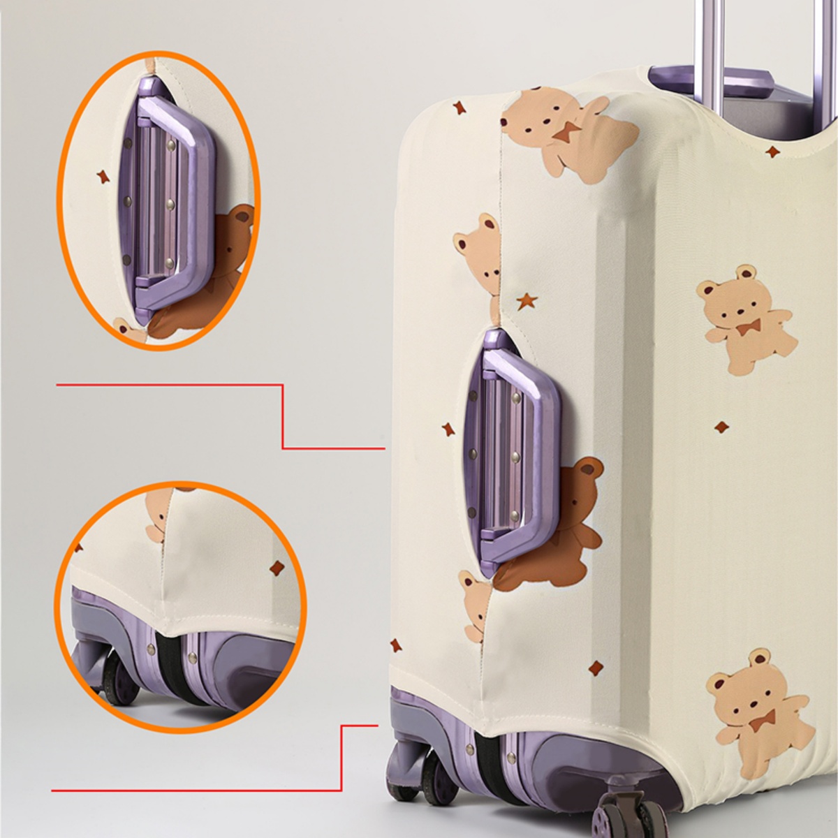 Protector de funda para equipa - Waterproof Suitcase Cover Protector reseña y precio