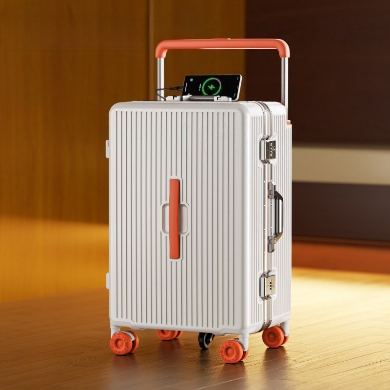 Maleta de viaje con asa ancha  - Aluminum Frame Carry On Luggage reseña y precio