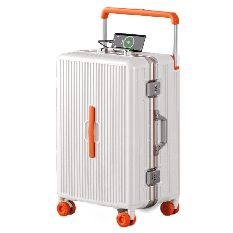 Maleta de viaje con asa ancha  - Aluminum Frame Carry On Luggage reseña y precio