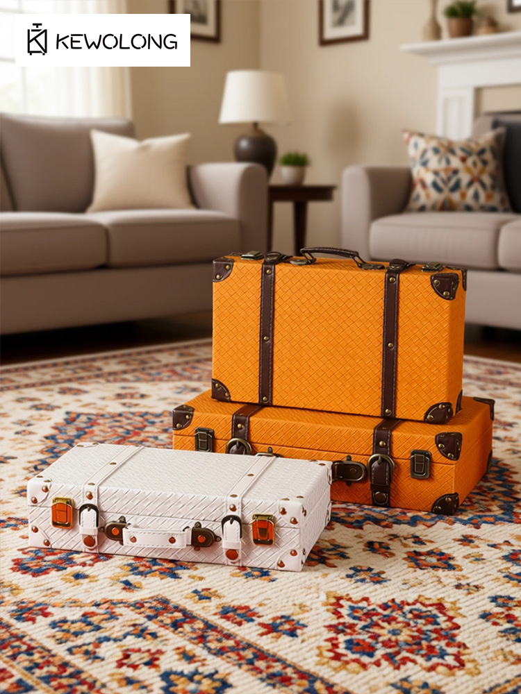 Maleta de Almacenamiento Retro - Retro Vintage Trunk Suitcase reseña y precio
