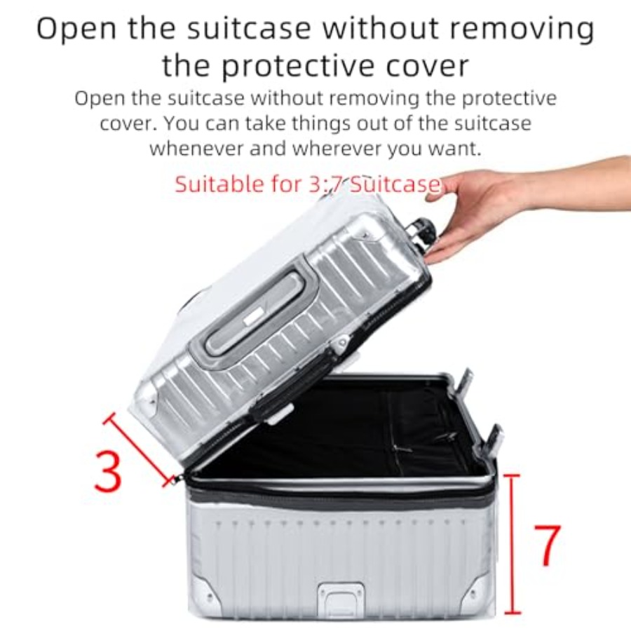 Funda Protectora Transparente  - Luggage Protective Cover Transparent reseña y precio