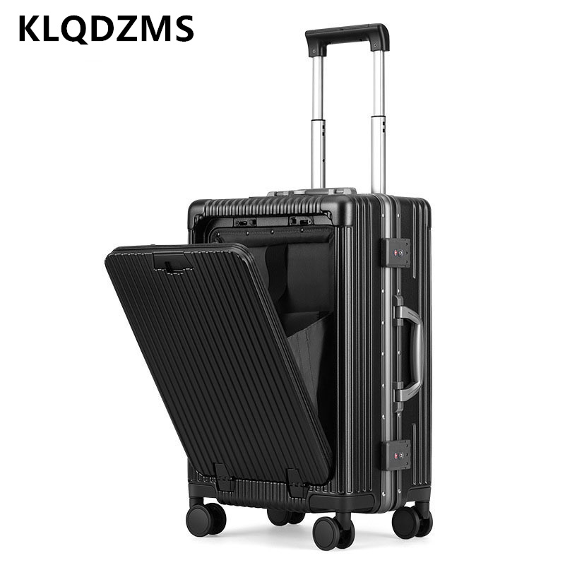 KLQDZMS Maleta de cabina de 18 - Front Opening Laptop Luggage 24 Inch reseña y precio