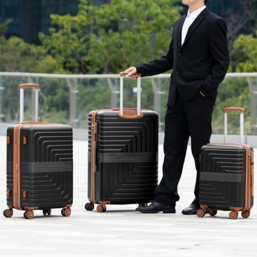 Juego de maletas expandibles d - Expandable Hard Shell Luggage Set reseña y precio