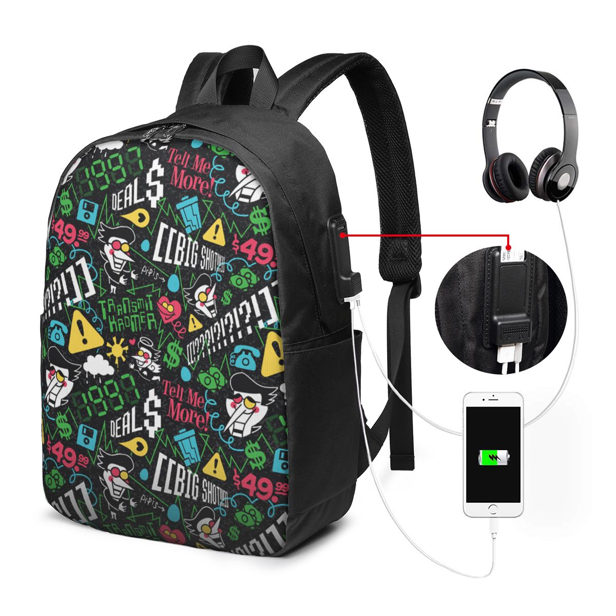 Deltarune SPAMTON G Mochila de - Travel Bags reseña y precio