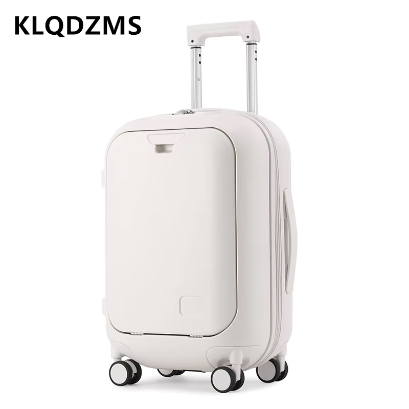 KLQDZMS Maleta de viaje de 18, - Front Opening Laptop Luggage 24 Inch reseña y precio