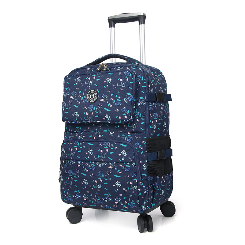 Mochila de viaje con ruedas pa - Foldable Rolling Luggage Bag reseña y precio