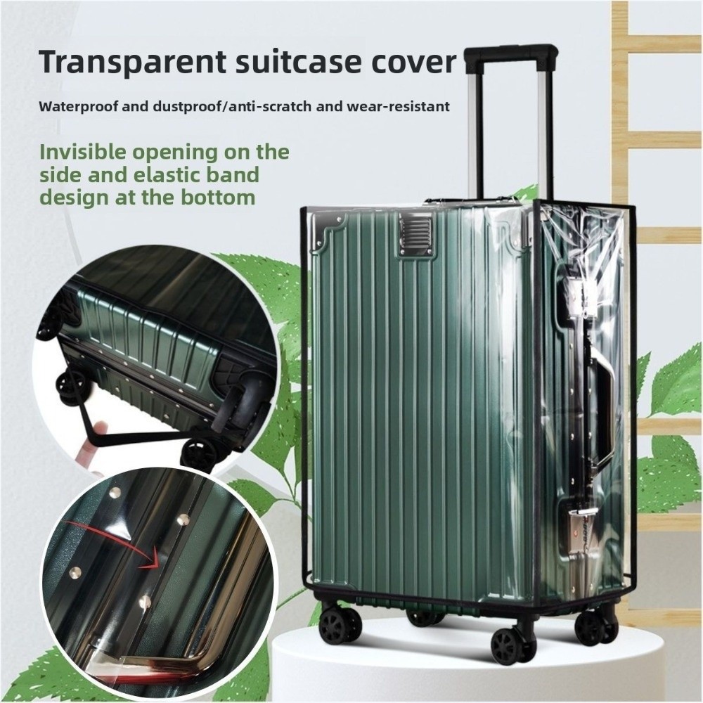 Funda Protectora para Equipaje - Luggage Protective Cover Transparent reseña y precio