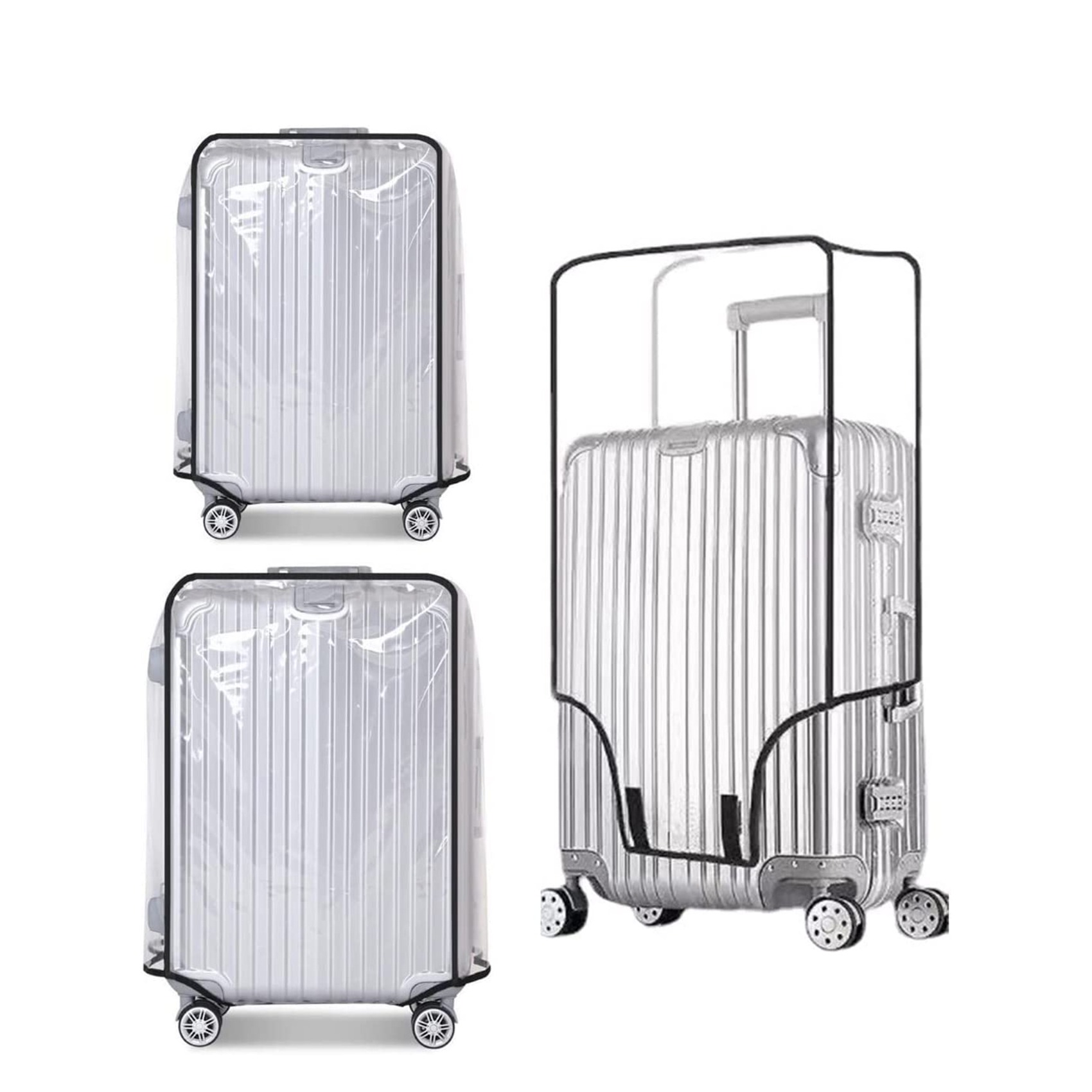 Nueva Funda Protectora Transpa - Waterproof Suitcase Cover Protector reseña y precio