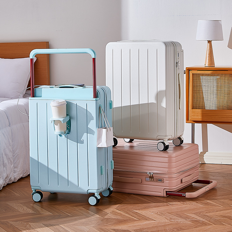Maleta de viaje con asa ancha  - Spinner Wheel Rolling Suitcase 20 Inch reseña y precio