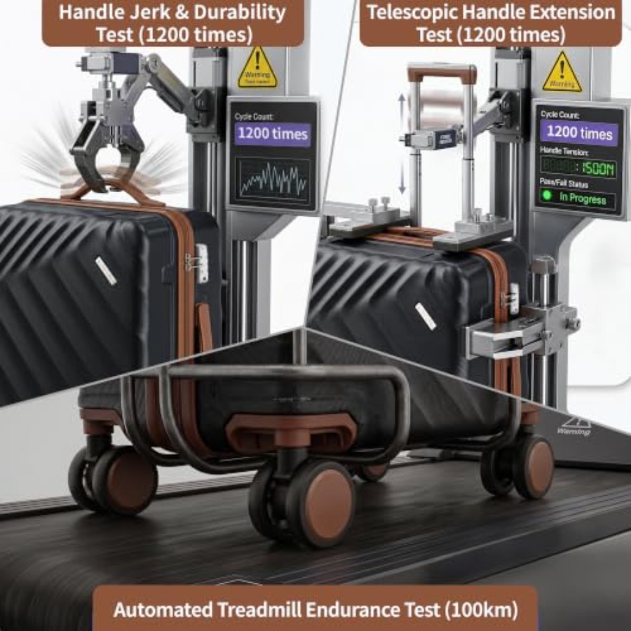 Juego de 6 piezas de equipaje  - Expandable Hard Shell Luggage Set reseña y precio