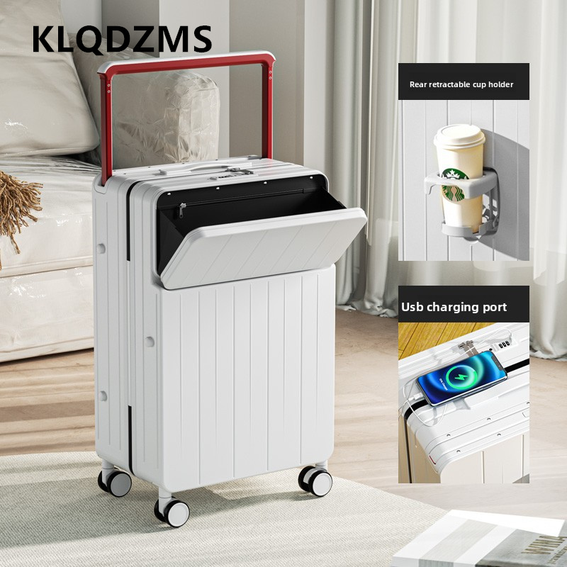 KLQDZMS-maleta multifuncional  - Front Opening Laptop Luggage 24 Inch reseña y precio