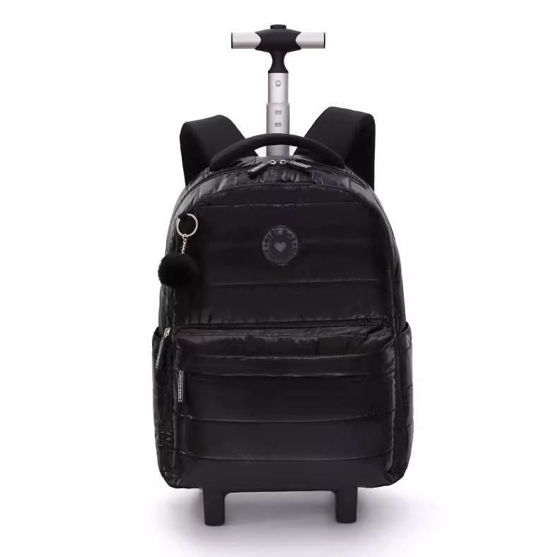 Mochila escolar con ruedas de  - Foldable Rolling Luggage Bag reseña y precio