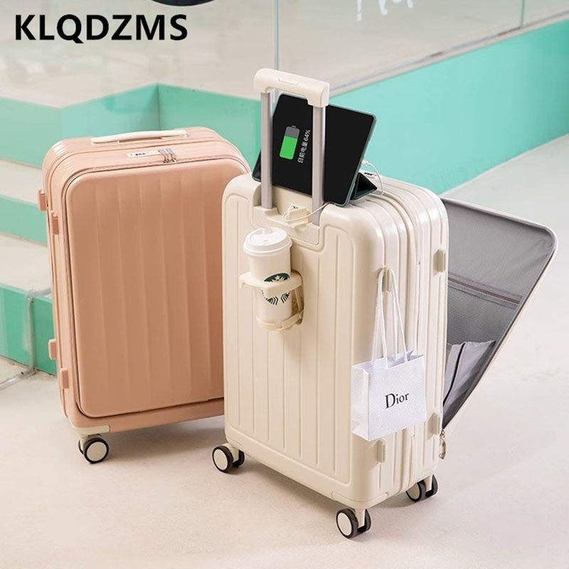 Maleta Multifuncional KLQDZMS  - Front Opening Laptop Luggage 24 Inch reseña y precio