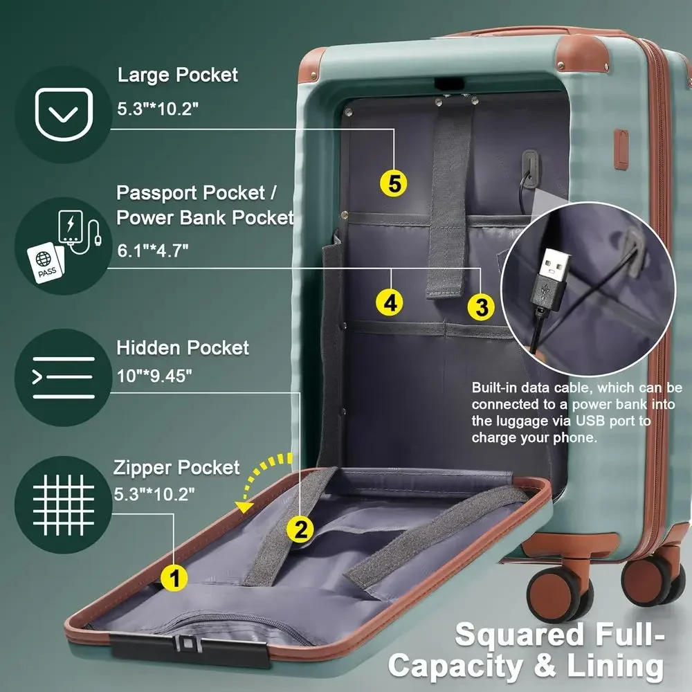 Juego de Maletas Rígidas Expan - Expandable Hard Shell Luggage Set reseña y precio