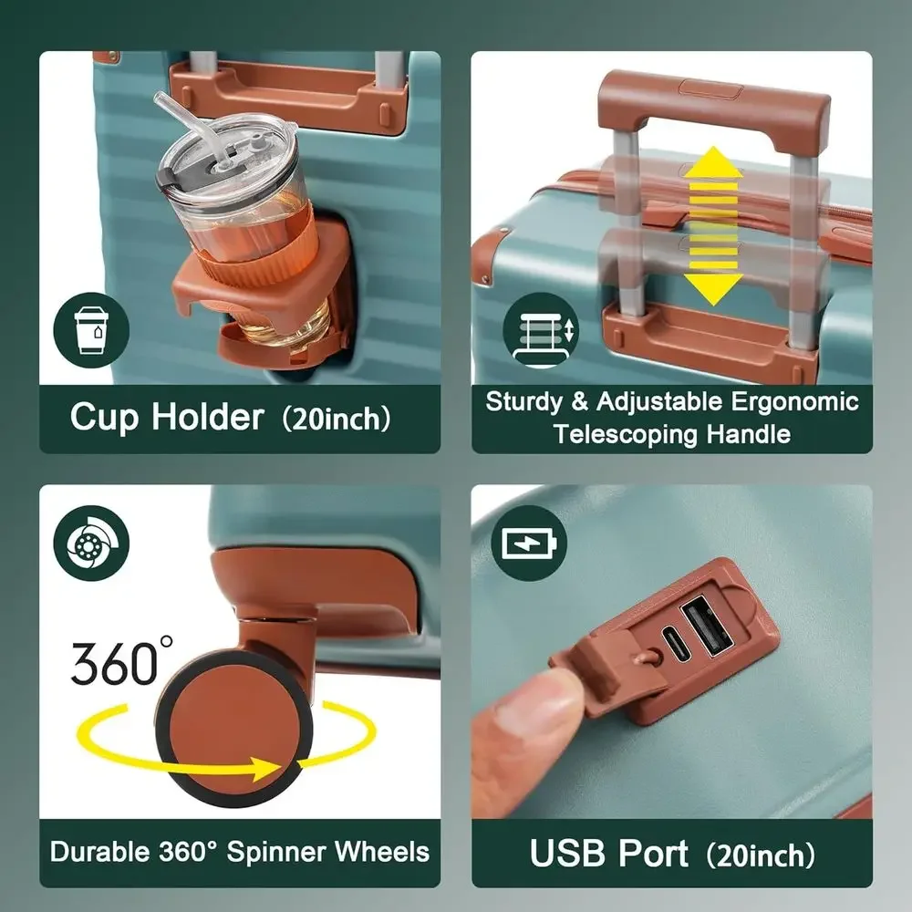 Juego de Maletas Rígidas Expan - Expandable Hard Shell Luggage Set reseña y precio