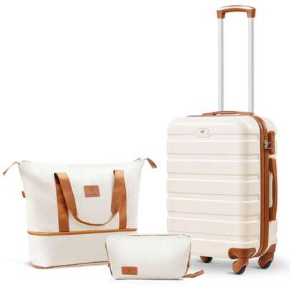 Juego de 3 piezas de equipaje  - Expandable Hard Shell Luggage Set reseña y precio