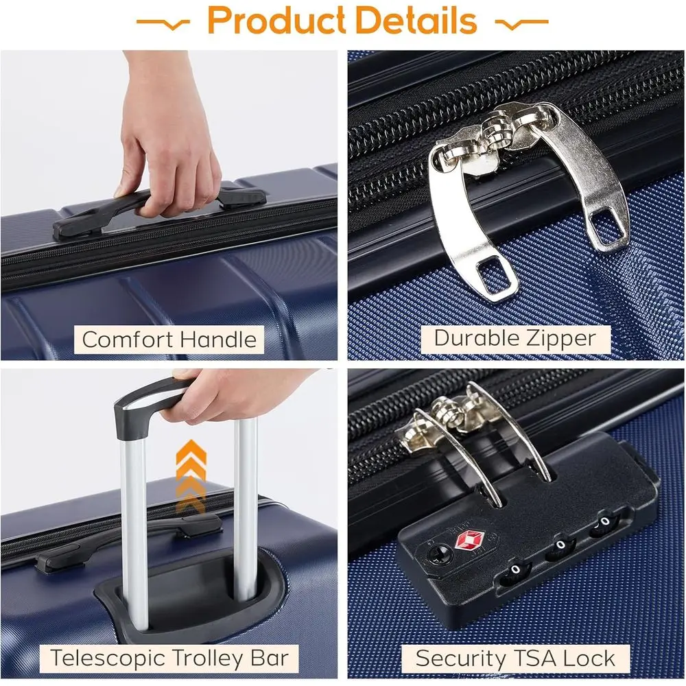 Juego de Maletas Rígidas Expan - Expandable Hard Shell Luggage Set reseña y precio