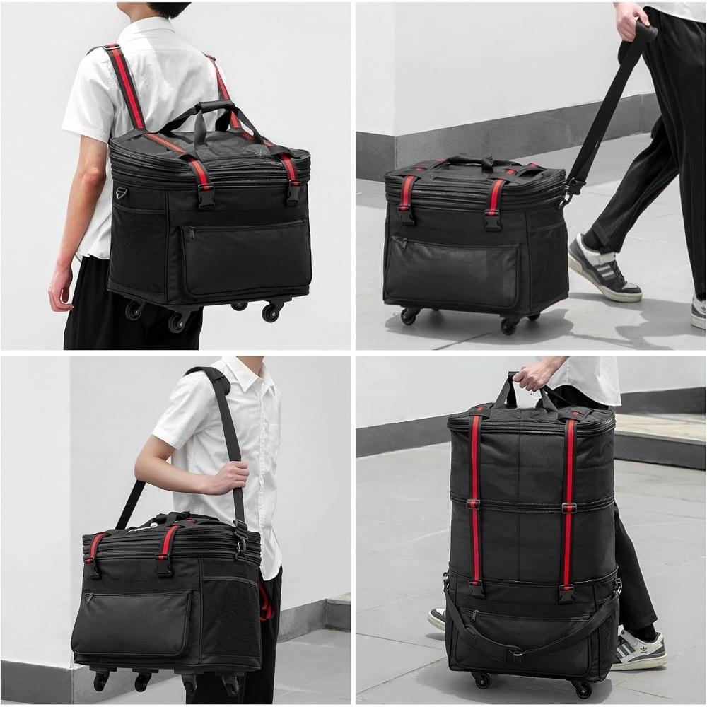 Bolsa de Viaje Expandible y Pl - Foldable Rolling Luggage Bag reseña y precio