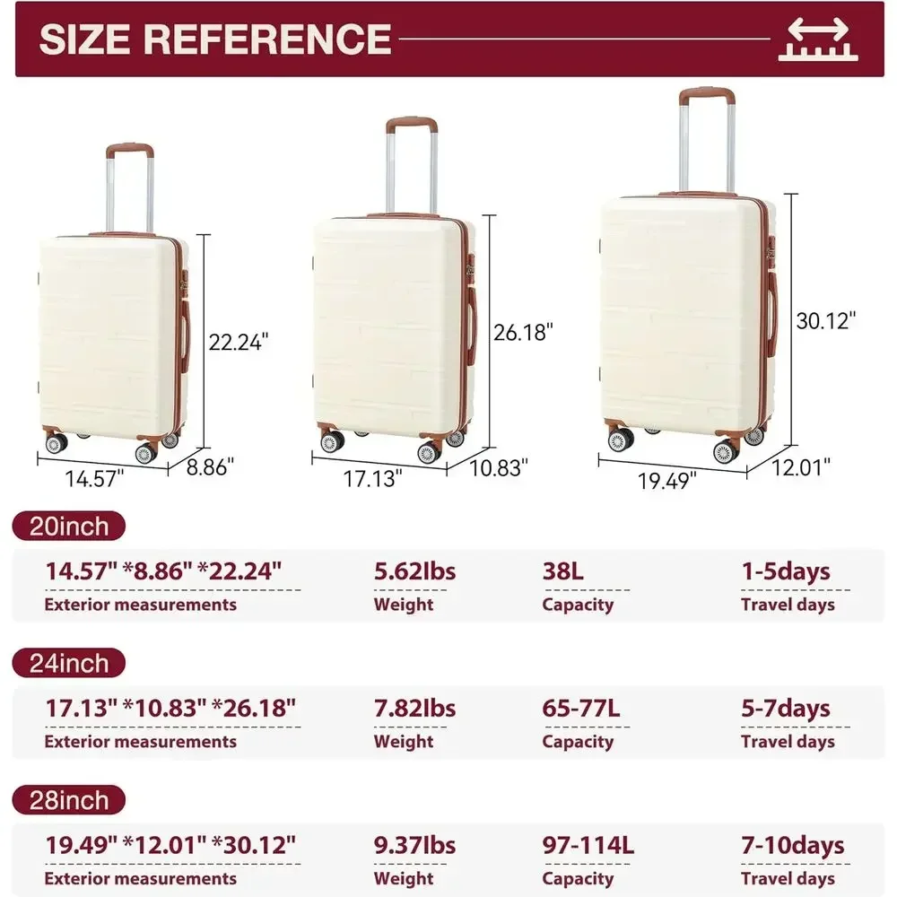Juego de Maletas Rígidas Expan - Expandable Hard Shell Luggage Set reseña y precio