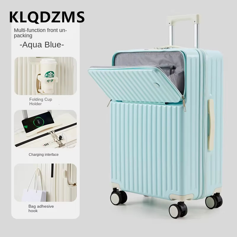 KLQDZMS Maleta con ruedas para - Spinner Wheel Rolling Suitcase 20 Inch reseña y precio