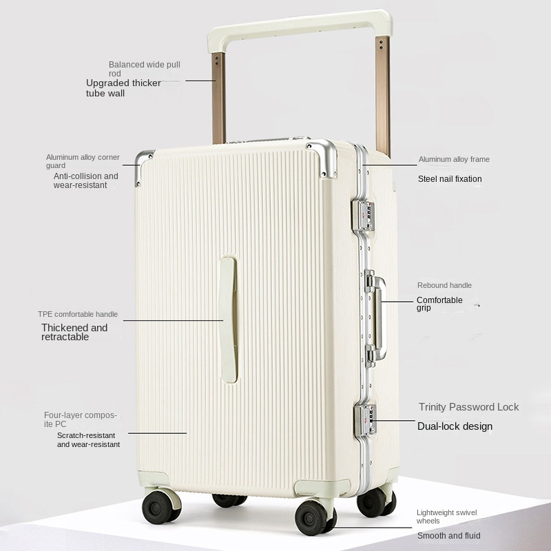 Nueva Maleta de 28 Pulgadas co - Spinner Wheel Rolling Suitcase 20 Inch reseña y precio